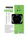 Geepas Smart Body Fat Scale - Portable Lightweight Bluetooth 5.0 With Led Display  Low Power, Auto On/Off With 180 Kg Capacity
