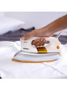 Geepas - Heavy Weight Dry Iron - 1200W, Temperature Control, Non Stick Sole Plate, Indicator Lights, Overheat Protecte (GDI2