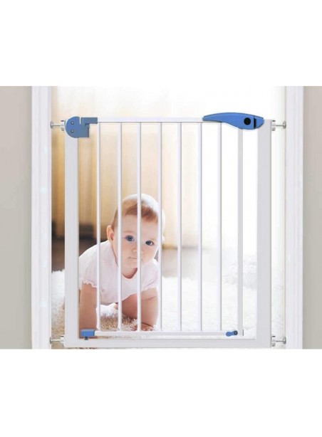 Baby Safety Gate - Open'n Stop Barrier, Security for Doorways, Stair, Hallway, Freestanding, Two- Way Opening