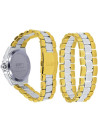 MOONBEAM WATCH SET  Rose Gold Watch & Bracelet Set - Fully Iced