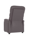 Massage Chair Grey Faux Leather