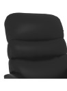 Massage Chair Black Faux Leather