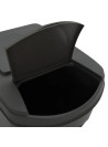 Stackable Garbage Bin Boxes 4 pcs Grey 100 L Polypropylene