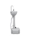Portable Camping Toilet and Handwash Stand Set with Water Tank