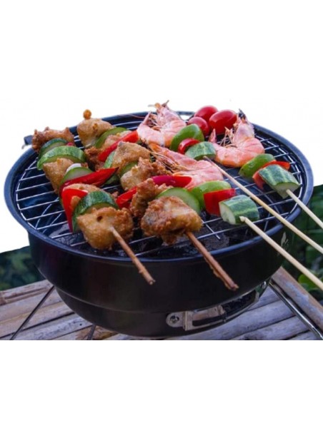 Mini Portable Grill - Round Grill Stand For Camping Barbecue, Grill Stove And Easy To Use And Portable To Bring