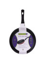 Royalford - 28cm Non-Stick Flat Fry Pan, Aluminum Fry Pan, Ergonomic Handle Dishwasher Safe (RF1263FP