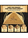 Pyramid Quest Wooden Puzzle Box, Board Game for Adults & Kids, Mystery Escape Room in a Box, Brain Teasers, Unique Birthday Gift