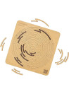 Labyrinth Puzzle - 40 pcs Wooden Laser Cut Logical Game. Birthday Gift for Friends and Family. Geometric Jigsaw Puzzle