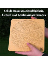 Labyrinth Puzzle - 40 pcs Wooden Laser Cut Logical Game. Birthday Gift for Friends and Family. Geometric Jigsaw Puzzle