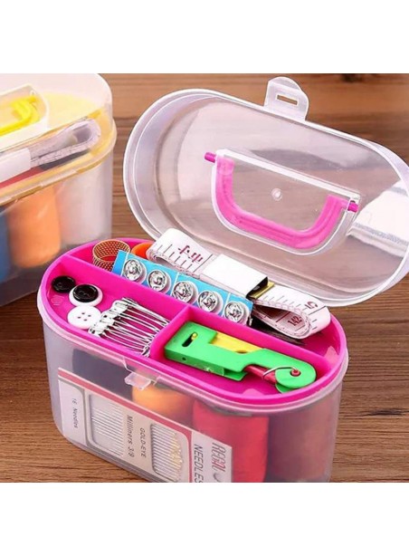 Sewing Kit - For Beginner, Traveller, Emergency Clothing Fixes, Accessories With Storage Box, Portable Sewing Thread