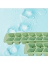Ice Cube Trays - Dishwasher Safe, Ice Cube Speeder, Easy Release, 12 Slot, 2pack (Green)