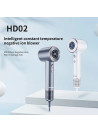 Bomidi HD02 High Speed Hair Dryer With 200 Million Negative Ion, Intelligent Thermostat Low Noise Operation, 360° 2 Nozzles and 