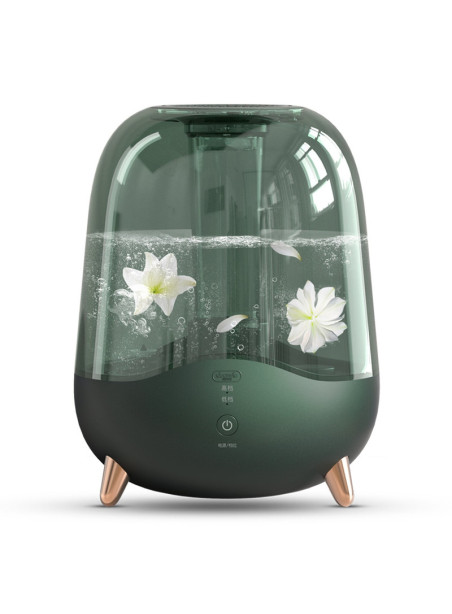 Deerma F329 Crystal Clear Ultrasonic Cool Mist Humidifier 5L Capacity Silent Aromatherapy Diffuser Transparent Water Tank | Wate