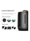 Deerma F600S Ultrasonic Humidifier Aromatherapy Oil Diffuser Three Gear Touch Temperature Intelligent Mist Maker Timing Function