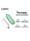 Lydsto Portable Mini Food Sealer Machine Handheld Food Sealer Device Lightweight Adhesive Press Tool Fast Heating Multifunctiona