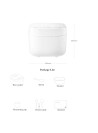 (CHINESE VERION) Xiaomi C1 Electric Rice Cooker 3L Capacity Adjustable Temperature Multifunction Rice Cooker 650W 220V - White