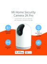 Xiaomi Mi 360 Degree Home Security Camera 2K Pro Ultra Clear Security Camera Dual Microphone Two-way Voice Calling 360° Panorama
