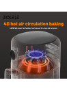 Zolele ZA004 Electric Air Fryer 4.5L Capacity Non-Stick Coating Fried Basket Knob Control Temperature Pull Pan Automatic Power O