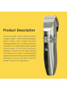 Enchen Hunter Electric Hair Trimmer Ergonomic Design R-Shaped Cutting Head Ultra-Thin Stainless Steel Blade Low Noise Cordless S
