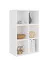 Book Cabinet/Sideboard White 66x30x97.8 cm Engineered Wood
