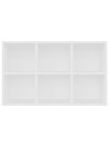 Book Cabinet/Sideboard White 66x30x97.8 cm Engineered Wood