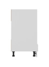 Oven Cabinet White 60x46x81.5 cm Engineered Wood