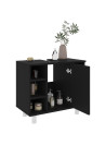 Bathroom Cabinet Black 60x32x53.5 cm Engineered Wood