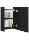 Bathroom Mirror Cabinet Black 62.5x20.5x64 cm Engineered Wood