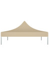 Party Tent Roof 3x3 m Beige 270 g/m²