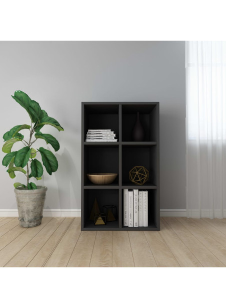 Book Cabinet/Sideboard Black 66x30x97.8 cm Engineered Wood