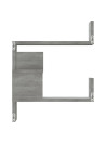 Wall Corner Shelves 2 pcs Grey Sonoma 40x40x50 cm Engineered Wood