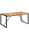 Dining Table 175x90x76 cm Solid Rough Wood Mango