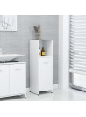Bathroom Cabinet White 30x30x95 cm Engineered Wood
