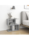 Bedside Cabinet Concrete Grey 50x30x51.5 cm Engineered Wood