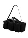 3-in-1 Army-Style Duffel Bag 90 L Black