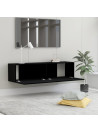 TV Cabinet Black 120x30x30 cm Engineered Wood