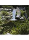 Garden Waterfall Pool Fountain Stainless Steel 45x30x60 cm