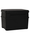 Safe Box Black 44x37x34 cm Polypropylene