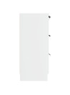 Sideboard White 60x30x70 cm Engineered Wood