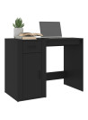 Desk Black 100x49x75 cm Engineered Wood