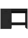 Desk Black 100x49x75 cm Engineered Wood