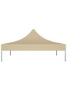 Party Tent Roof 2x2 m Beige 270 g/m²