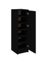 Shoe Cabinet Black 30x35x100 cm Engineered Wood