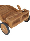 Tea Trolley Solid Teak Wood