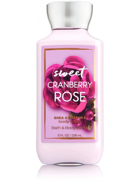 Bath and body works sweet cranberry rose body lotion 236 ml