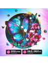 ESC WELT Wooden Butterfly Puzzle 200 Pieces - Captivating Mind Entertainment for Teens and Adults