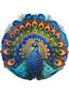 ESC WELT Peacock Wooden Puzzles 500 Pieces Captivating Mind Game for Teens and Adults