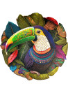 ESC WELT Toucan Wooden Puzzle 200 Pieces - Captivating Mind Entertainment for Teens and Adults