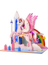 ESC WELT Unicorn - Unicorn 3D Puzzle - DIY Wooden Animal Puzzle - 3D Puzzle for Children