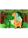 ESC WELT Giraffe - Giraffe 3D Puzzle - DIY Wooden Animal Puzzle - 3D Puzzle for Children